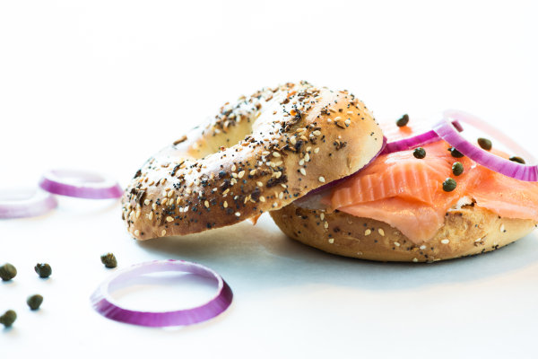 Bagel, Lox and Cream Cheese