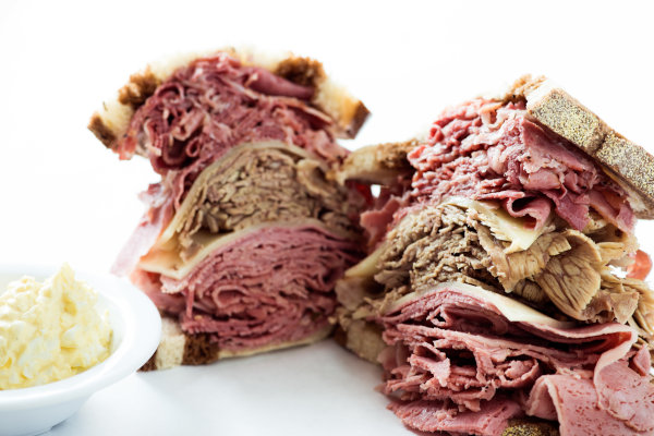 Corned Beef and Roast Beef Sandwich